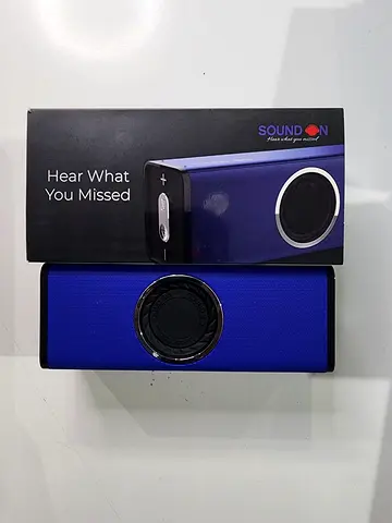 My SoundOn Portable Bluetooth Speaker - Blue (Working)