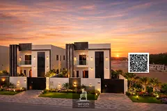Modern 4-bedroom villa with contemporary finishes, prime location. Ground and first floors, opposite