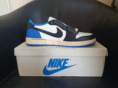 Nike Air Jordan 1 Low - White/Navy/Blue (Unisex) 44#