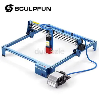 Sculpfun S10 Laser Engraving Machine with Air Pump  Rotary Roller