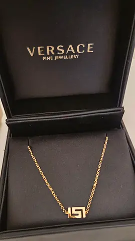 Versace Fine Jewellery 18K Gold Greca Bracelet Au750 with Original Box