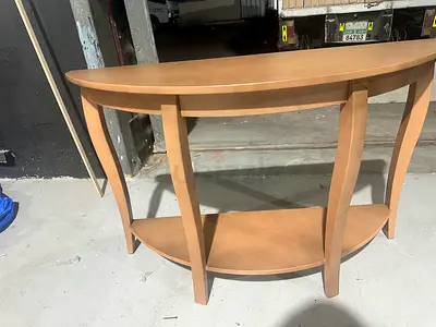 Classic console table