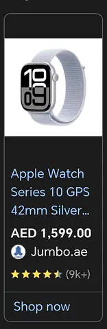 Apple watch series 10 silver