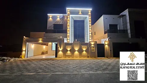 Luxury villa for sale in Al Helio 2 Ajman 5 bedrooms spacious layout high-end finishes prime location inclusive of registration fees great investment
