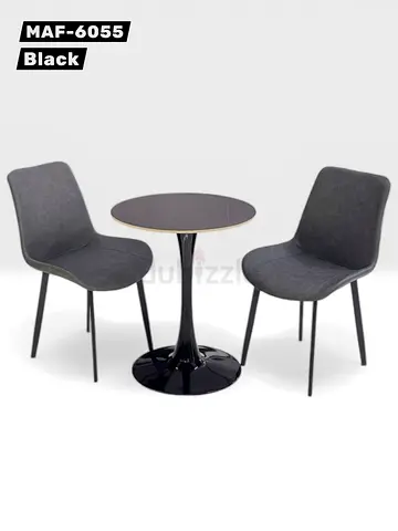 Modern White Dining Table Set with Sleek Chairs