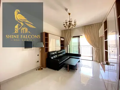 شيكات متعددة | حصري | جاهز للسكن | إطلالة على حديقة ميراكل | شرفة + موقف سيارات مغطى + | مفروش بالكامل