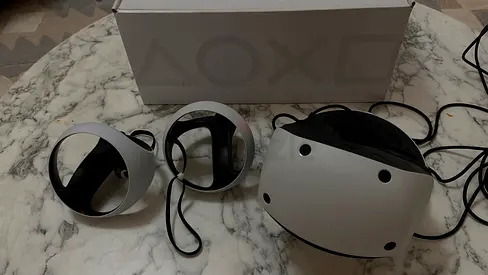 PlayStation VR2 headset + 2 Sense controllers — good condition