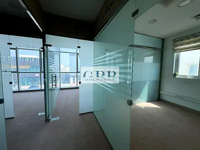 Fully Fitted with Glass partition Office | Nad AL Hamar