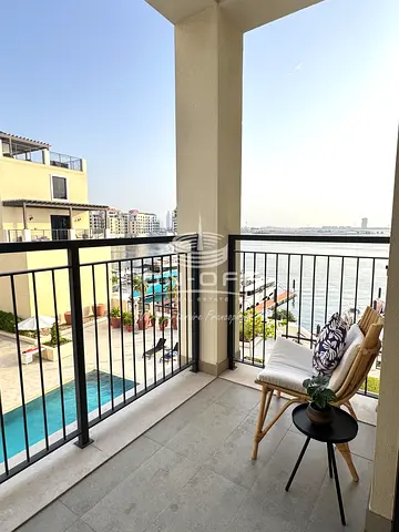 Beautiful Marina and sea view | comes fully furnished | Pool side