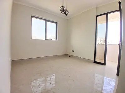 One month free ||_Brand new Master 1_BR double balcony 2 bathroom only 45_on road building al jada