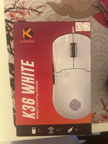 Selling my white K36 wired gaming mouse — new in box