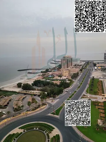 فرصة مميزة للإيجار الشهري في موقع راقٍ جداً بكورنيش عجمان  شقة غرفة وصالة مفروشة بالكامل للإيجار الشهري في برج الاتحاد – منطقة النخيل 2