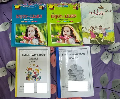 City School Grade 4  cbsc English  Math Science Sst  Urdu School Books — Workbooks and Textbooks