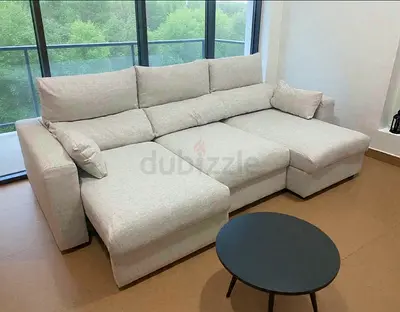 Ikea eskilstuna L shape sofa under storage