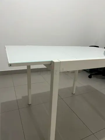 Modern White Glass Table