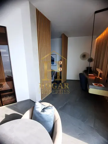 استوديو بإطلالة كاملة على البحر | شقة فندقية مفروشة | برج سيل دبي مارينا