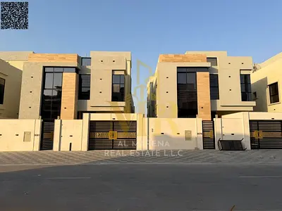 A villa with all registration and ownership fees included, on the main street, ready to move in, in the most prestigious areas of Ajman. Freehold owne