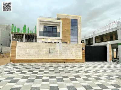 فيلا مودرن واجهه حجر تشطيب شخصى، شامله رسوم التسجيل