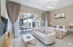 Fully Furnished | Studio | Balcony | 12 cheques