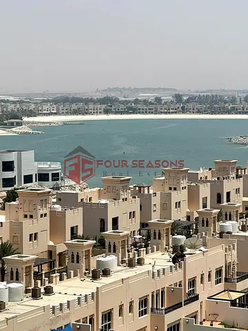 Studio with lagoon & golf course Views in Marina Apartments F, Al Hamra Village, RAK