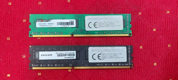 2X8gb 1600MHZ DDR3 desktop
