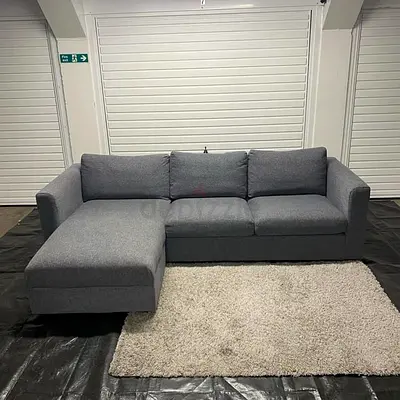 IKEA vimle L Shape Sofa Dark Gray Excellent Condition