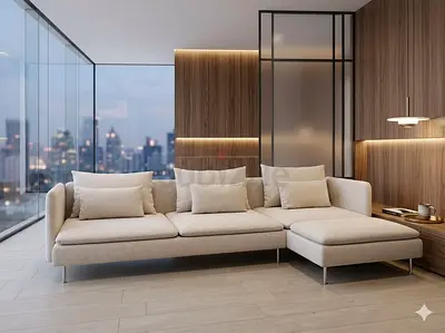 Ikea Soderhim L Shape Sofa