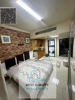 Furnished Studio with Balcony in Al Rawda 2 | Bills Included &amp; Prime Location