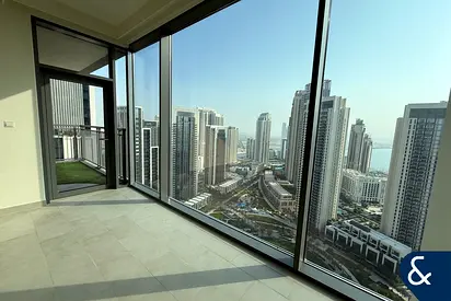 Burj & Park Views | Two Bedroom | Unfurnished