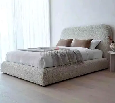 Luxury Modern Boucle Fabric Bed For Sale King Size Bed On Sale Custom Bed
Frame 180x200