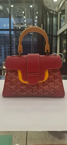 My Maroon Patterned Top-Handle Womens Handbag - Good Condition