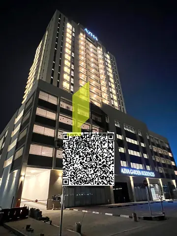 شقة استوديو جديدة تمامًا | للإيجار بسعر 26,000 فقط | مجمع أزها جاردن السكني.