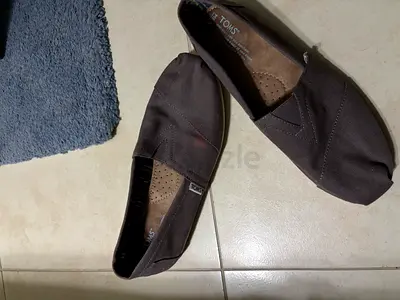 TOMS Brown Slip-On Shoes