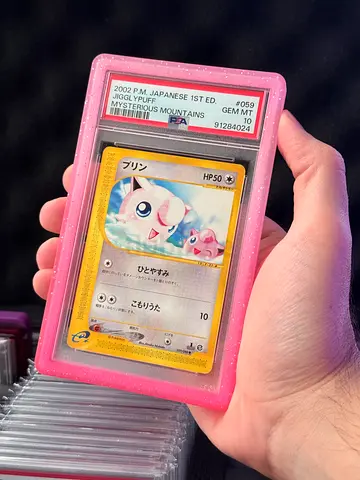 Pokemon Jigglypuff mysterious mountains 1st edition PSA 10 POP 30