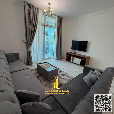 With a breathtaking sea view, the most luxurious and elegant two-bedroom apartment with a living room, fully furnished with brand new, high-end furnit