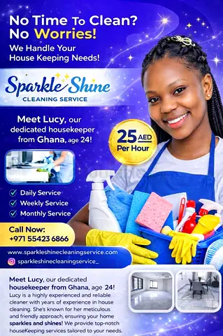 Housekeeping Services in Ajman | Home  Apartment Cleaning | Sparkle Shine
