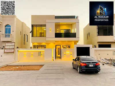 Villa for sale with a comprehensive design, including registration and ownership fees, modern finis