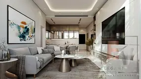 Luxury Furnished Studio with Balcony in Skyhills