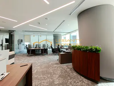 Office Space for Rent | Fully Fitted | Al Khail Road View | Ubora Tower 2, Business Bay