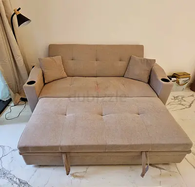 3-Seater Fabric Sofa Bed