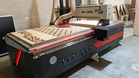 Single Spindle CNC Router SM1325A (with vacuum table)