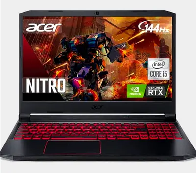 Acer Nitro Gaming Laptop with Intel i7-10(burned) and RTX 1660ti Graphics *not working-for parts*