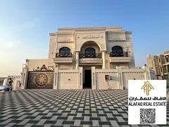 Luxury villa for sale in Al Zahya Ajman G+2 with rooftop 3800 sq ft plot premium finishes price incl