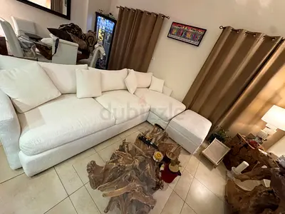 Same like new condition cratebarrel lshape sofa without footstool