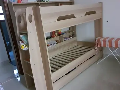 Modern Wooden Bunk Bed for Kids