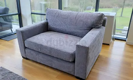 Crate and Barrel axis arm chair