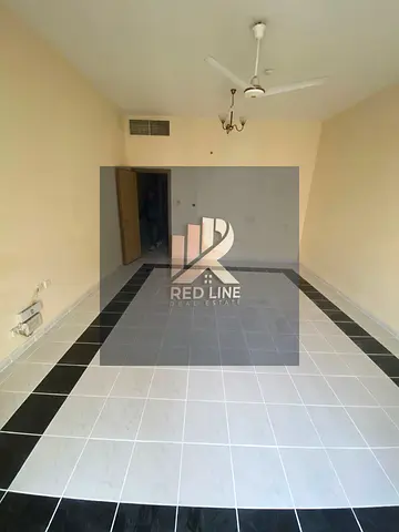 *Three-bedroom apartment with a spacious living room, a balcony with a beautiful view, and a maid's room in Al Qasimia Al Mahatta*