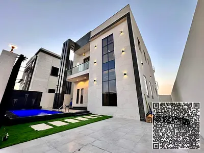 فيلا جميلة مكونة من 4 غرف نوم رئيسية مع مسبح متاحة للإيجار في منطقة الباهية بعجمان