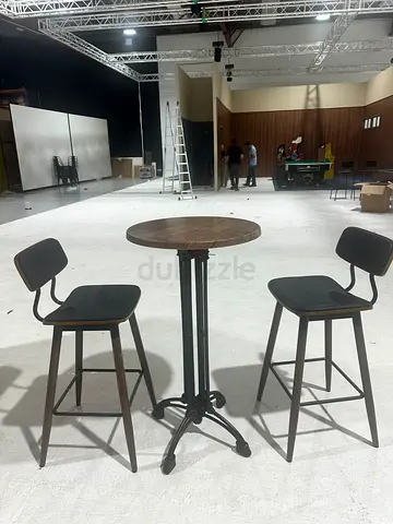 Bar stool and table