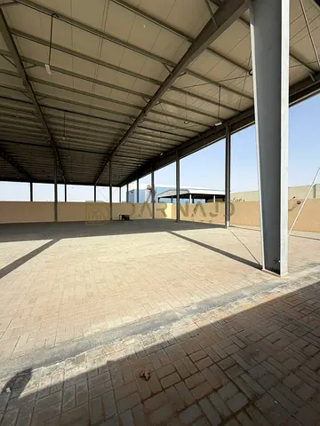 Open yard for rent with high power in sajaa